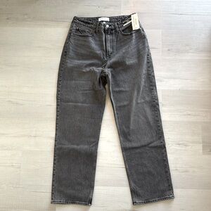 NWT Abercrombie Curve Love Vintage Straight High Rise 30 Long